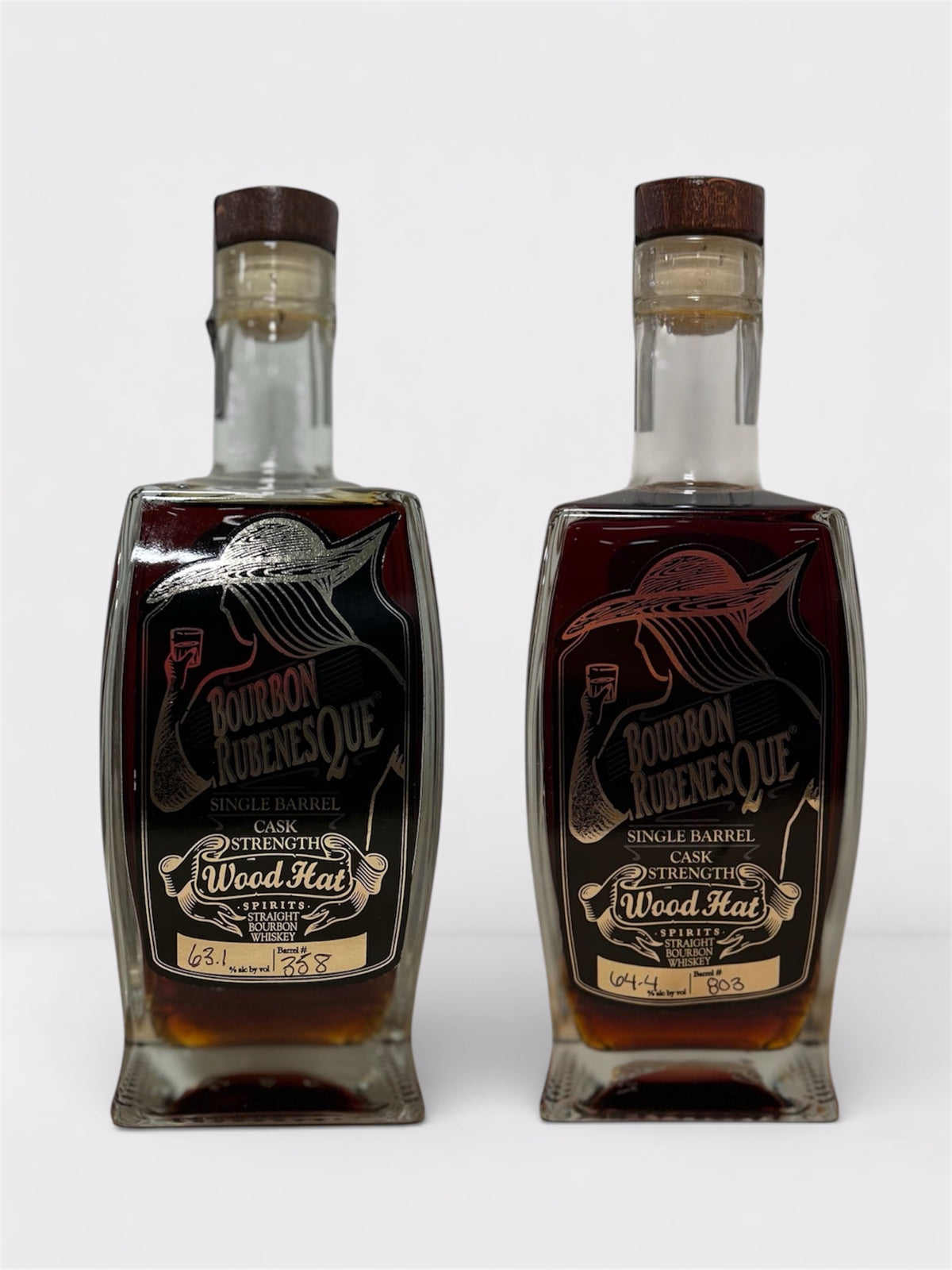 Wood Hat Bundle: Blue Corn 358 + Bourbon Rubenesque 803